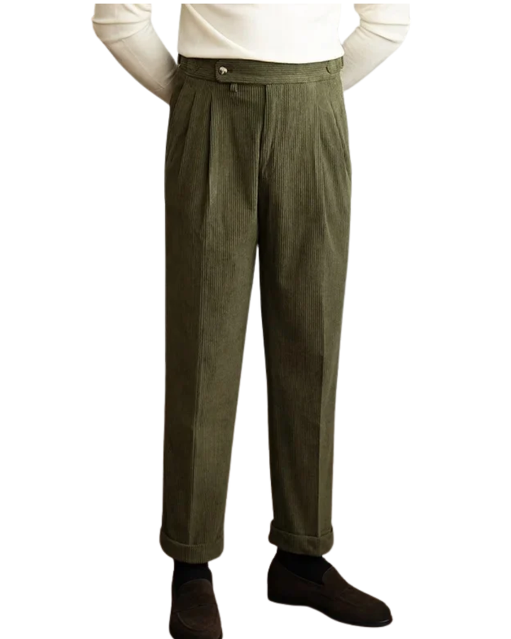 Pantaloni di velluto a coste premium