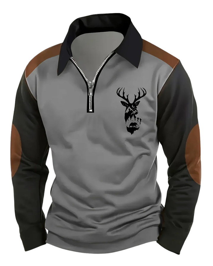 Maglione con zip vintage