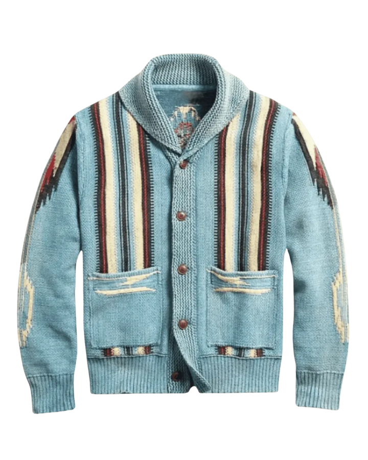 Cardigan in lana a trama elegante
