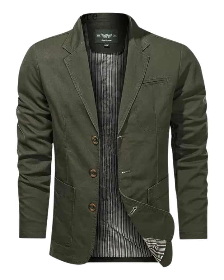 Blazer di cotone chic